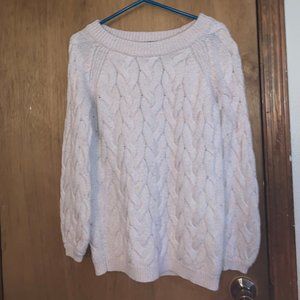 Light Pink Sweater Dress